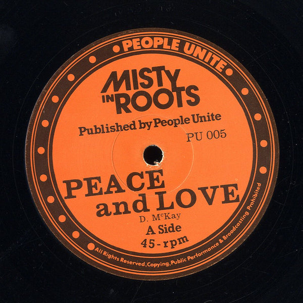 MISTY IN ROOTS [Peace And Love / Ball Out]