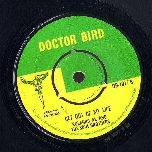 ROLAND AL & THE SOUL BOTHERS / ROLAND AL & THE SOUL BOTHERS(THE SETBACKS) [Sugar & Spice / Get Out Of My Life]