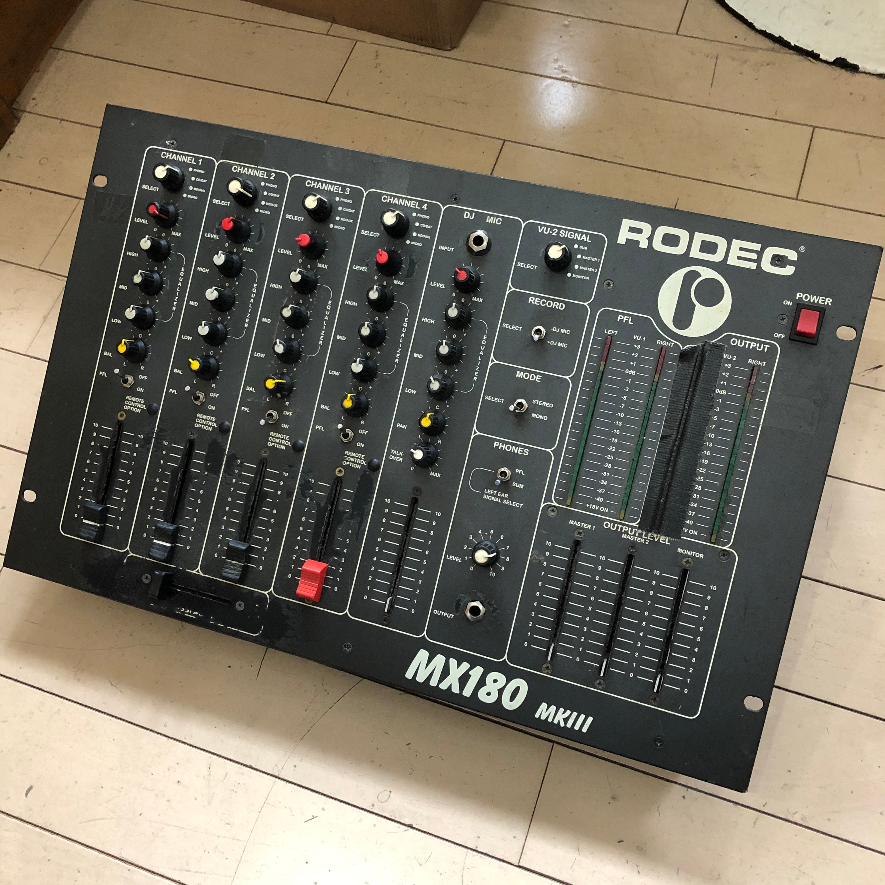 RODEC DJ MIXER [Rodec Mx180 Mk2]