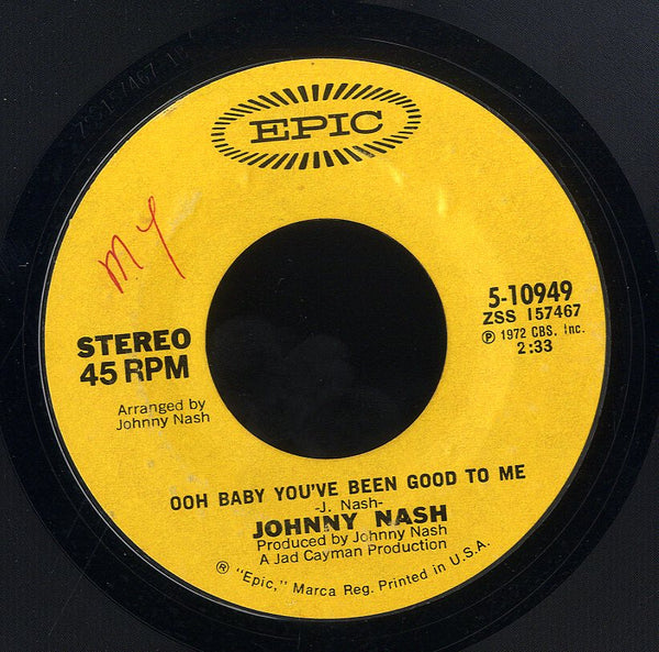 JOHNNY NASH [Stir It Up / Ooh Baby Youve Been Good To Me]