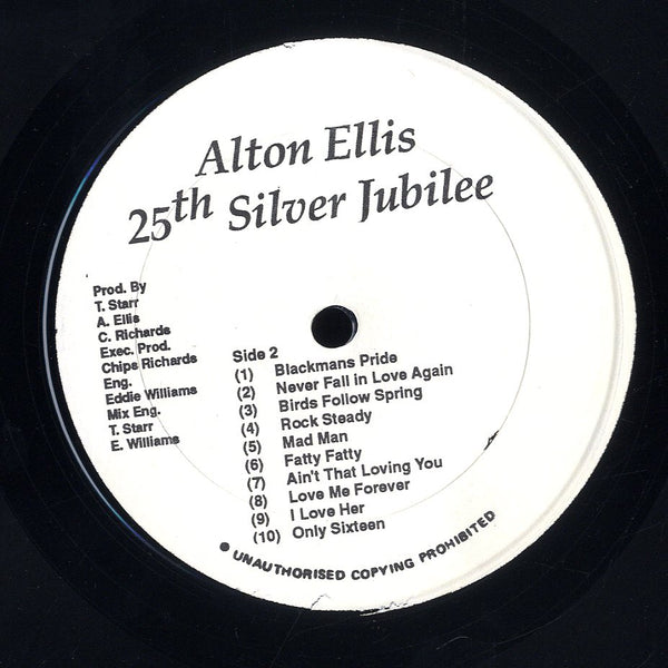 ALTON ELLIS [Alton Ellis's 25th Silver Jubilee]