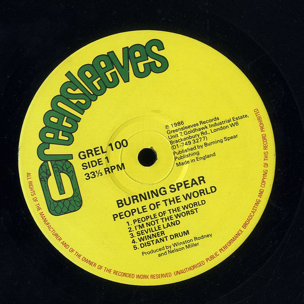 BURNING SPEAR [People Of The World]