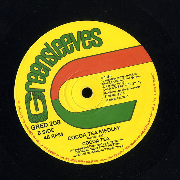 COCOA TEA / JOHNNY OSBOURNE [Cocoa Tea Medley / Dub Plate Playing (We Gonna Rock It Tonight)]