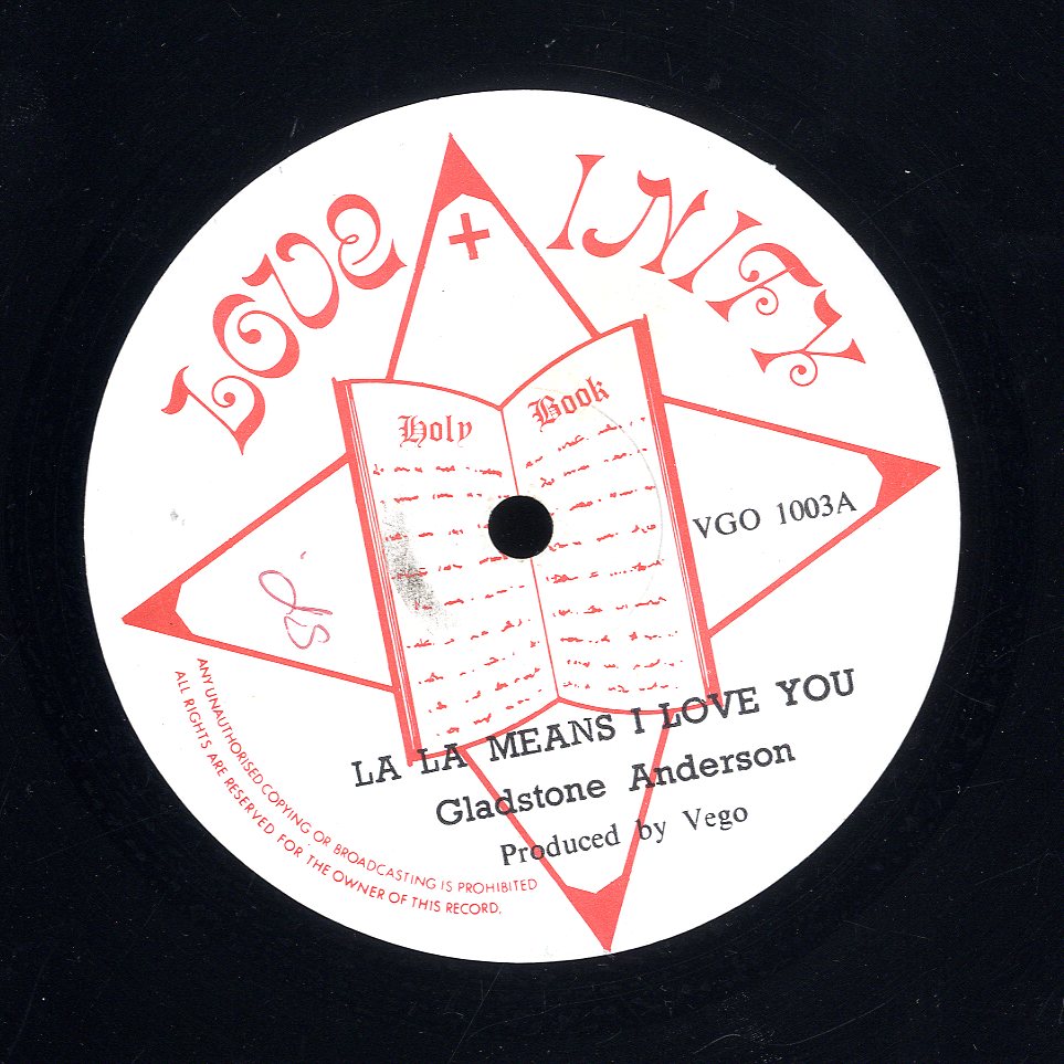 GLADSTONE ANDERSON / CHOSEN FEW [La La Means I Love You / Love Between A Boy & Girl ]