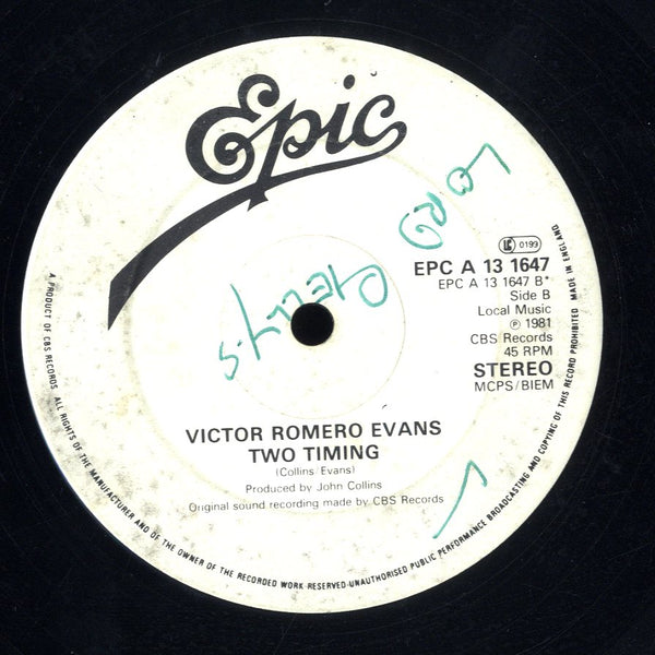 VICTOR ROMERO EVANS [I Need A Girl Tonight / Two Timing]