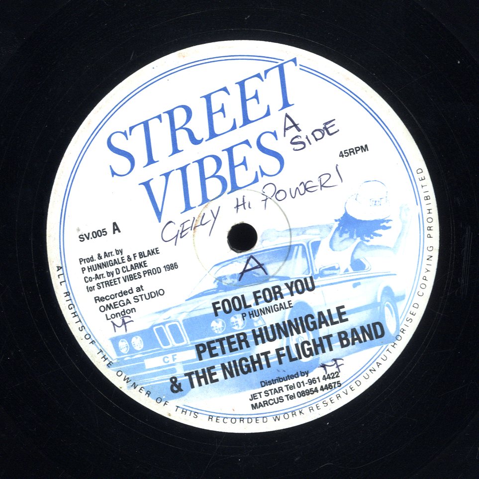 PETER HUNNIGALE & THE NIGHT FLIGHT BAND [Fool For You]