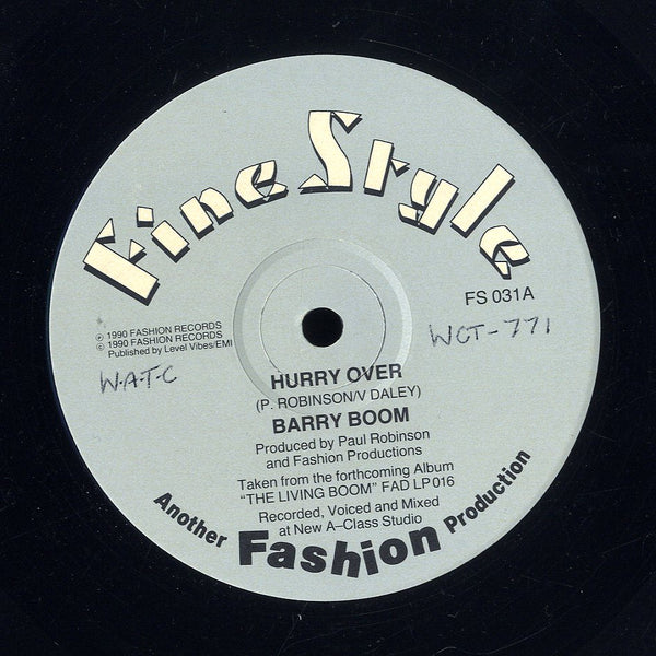 BARRY BOOM [Hurry Over / Be My Lover]