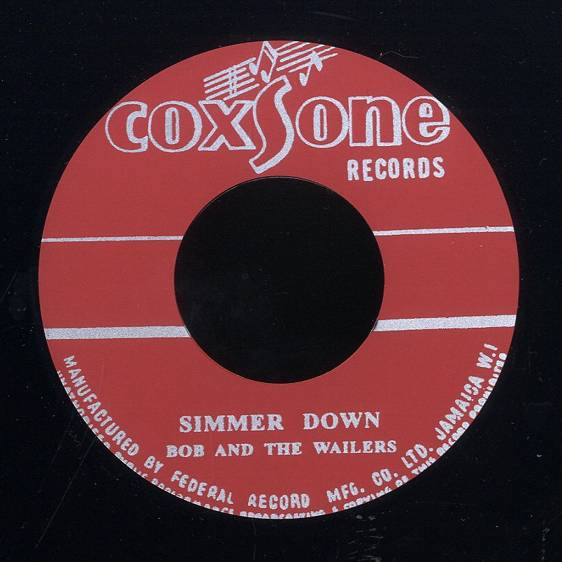 THE WAILERS (SILKSCREEN LABEL)  [Simmer Down / How Many Times]