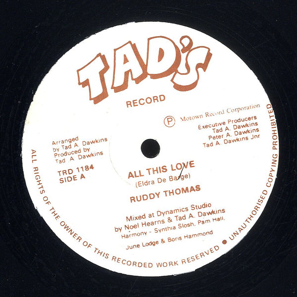 RUDDY THOMAS [All This Love]