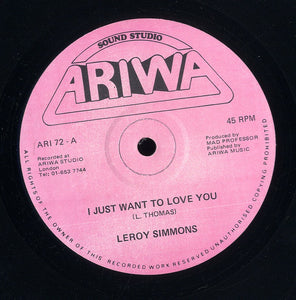 LEROY SIMMONS / MAD PROFESSOR [I Just Want To Love You / The Return Of Ulysses]
