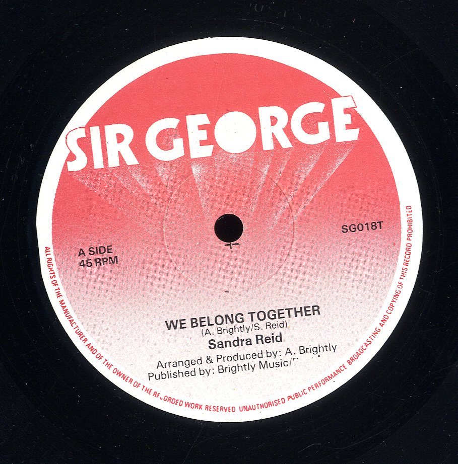 SANDRA REID [We Belong Together / Time Will Make It Better]