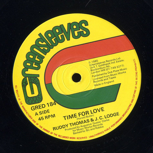 RUDDY THOMAS & J.C. LODGE / RUDDY THOMAS [Time For Love / In The Summer Time]