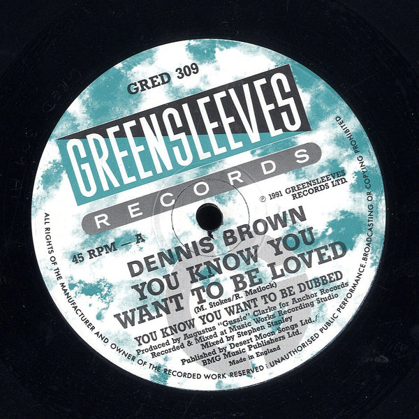 DENNIS BROWN [You Know You Want To Be Loved]