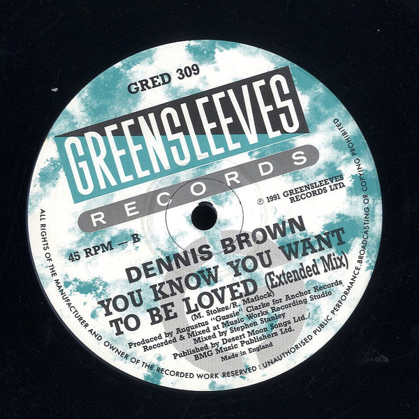 DENNIS BROWN [You Know You Want To Be Loved]