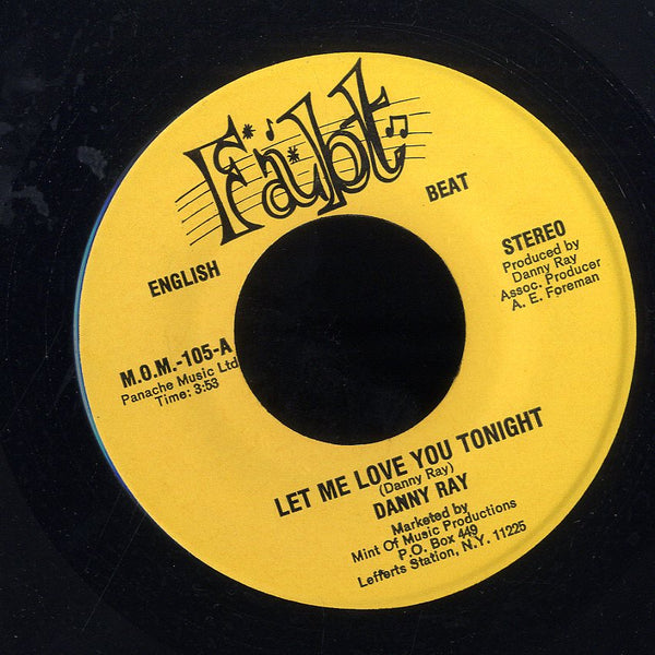 SHIRLEY JAMES & DANNY RAY / DANNY RAY [Why Don't You Spend The Night / Let Me Love You Tonight]