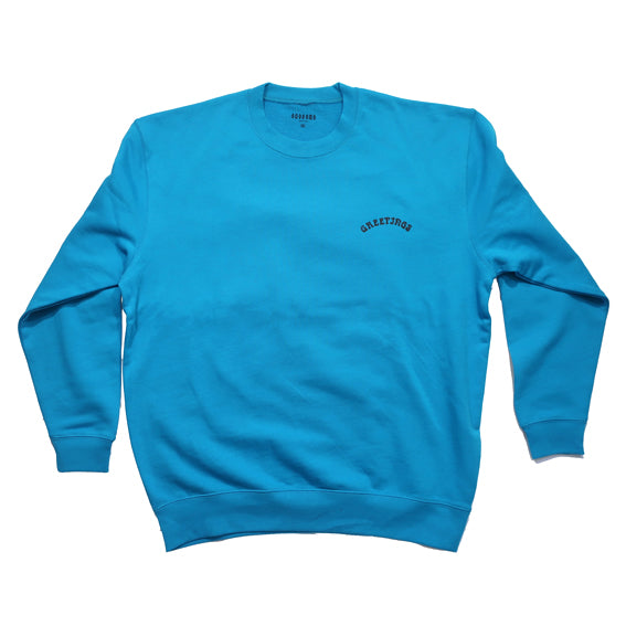 BIONIC SKANK A.K.A ARAKAWA [Greetings Sweatshirt (Blue)]