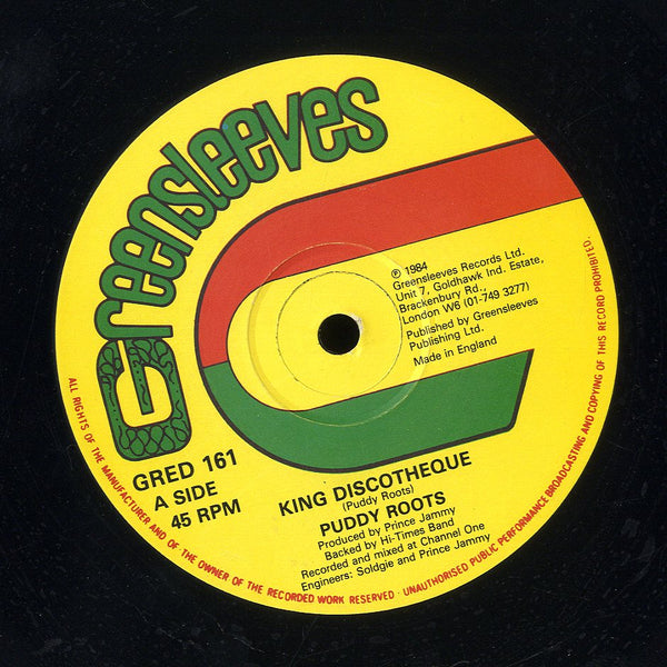 PUDDY ROOTS / HUGH HUGH MADOO [King Discotheque / Gone Me Gone]