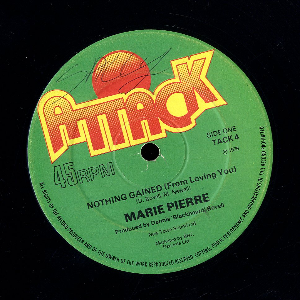 MARIE PIERRE  [Can't Go Through (With Life) / Nothing Gained(From Loving You)]