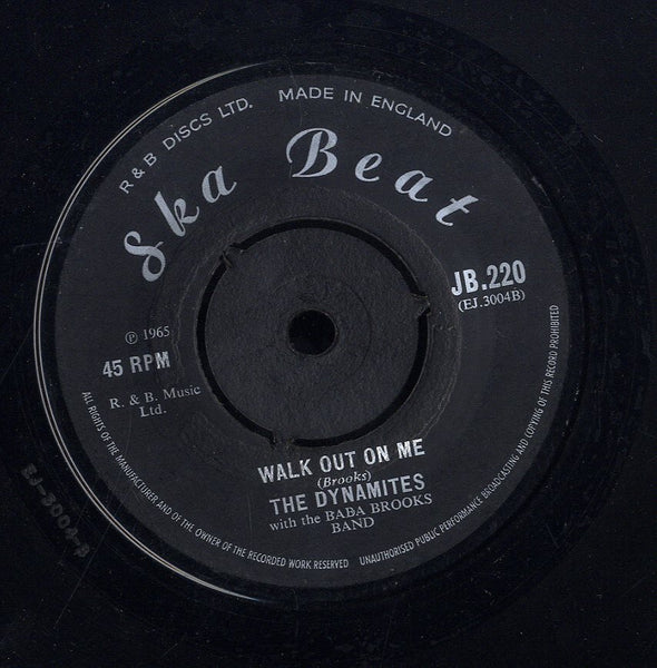 BABA BROOKS / THE DYNAMITES [One Eyed Giant / Walk Out On Me]