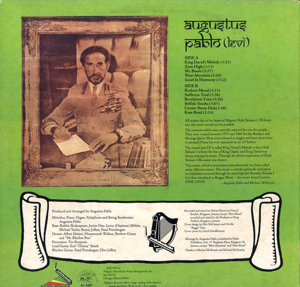 AUGUSTUS PABLO [King Davids Melody]