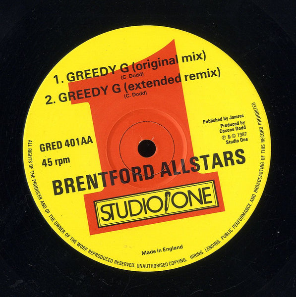 BRENTFORD ALL STARS / TSKI VALLEY [Grredy G / Jam Is On]