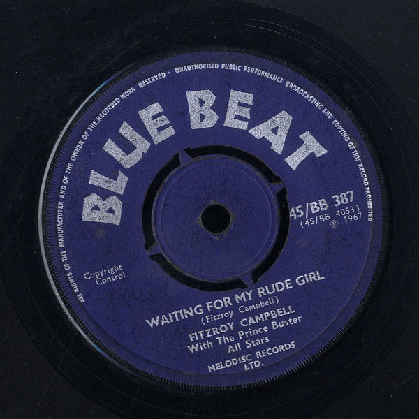 PRINCE BUSTER / FITZROY CAMPBELL [Judge Dread /  Waiting For A Rude Girl]