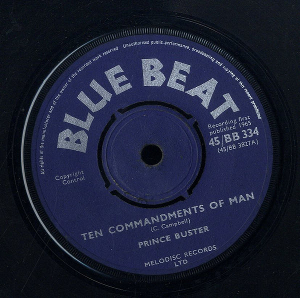 PRINCE BUSTER / BUSTER'S ALL STARS [Ten Commandments Of Man / Buster's Welcome]