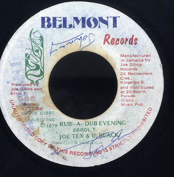 JOE TEX & U BROWN [Rub A Dub Evening]