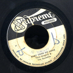 TONY GREGORY & SOULETTES / TONY GREGORY [Baby Come On Home / Maria Elena]