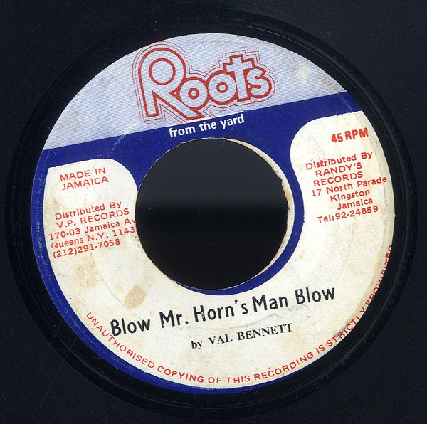 VAL BENNETT [Blow Mr. Horn's Man Blow]