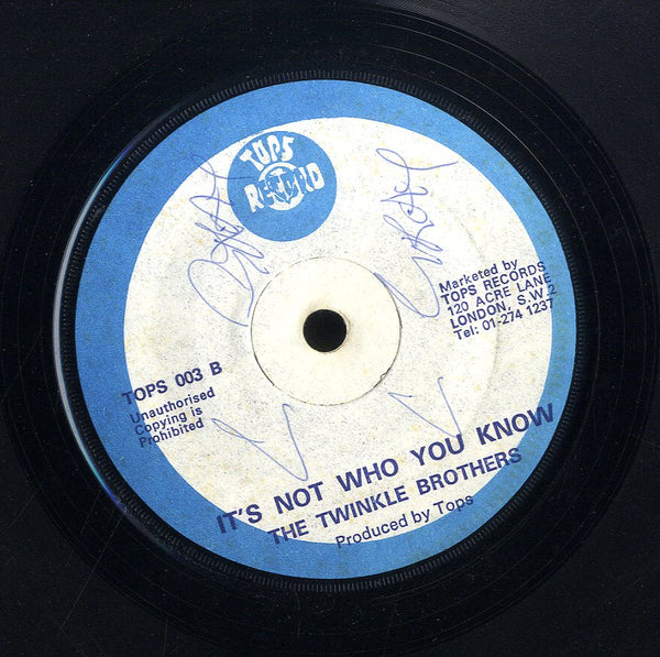TWINKLE BROTHERS / ETHIOPIANS [It's Not Who You Know / I Need Someone]