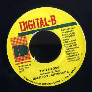 HALF PINT & ANTHONY B [Two To One]