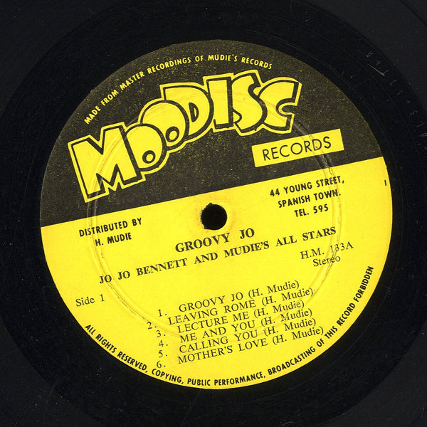 JO JO BENNETT AND MUDIES ALL STRAS [Groovy Joe]