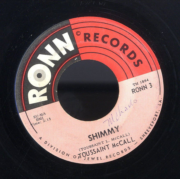 TOUSSAINT MCCALL [Nothing Takes The Place Of You / Shimmy]