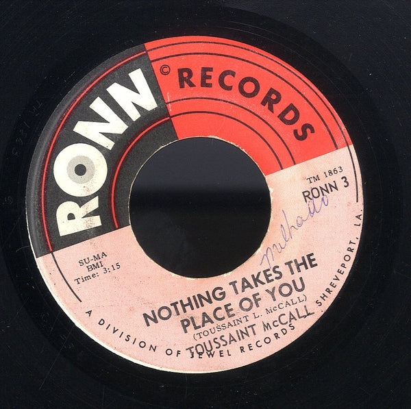 TOUSSAINT MCCALL [Nothing Takes The Place Of You / Shimmy]