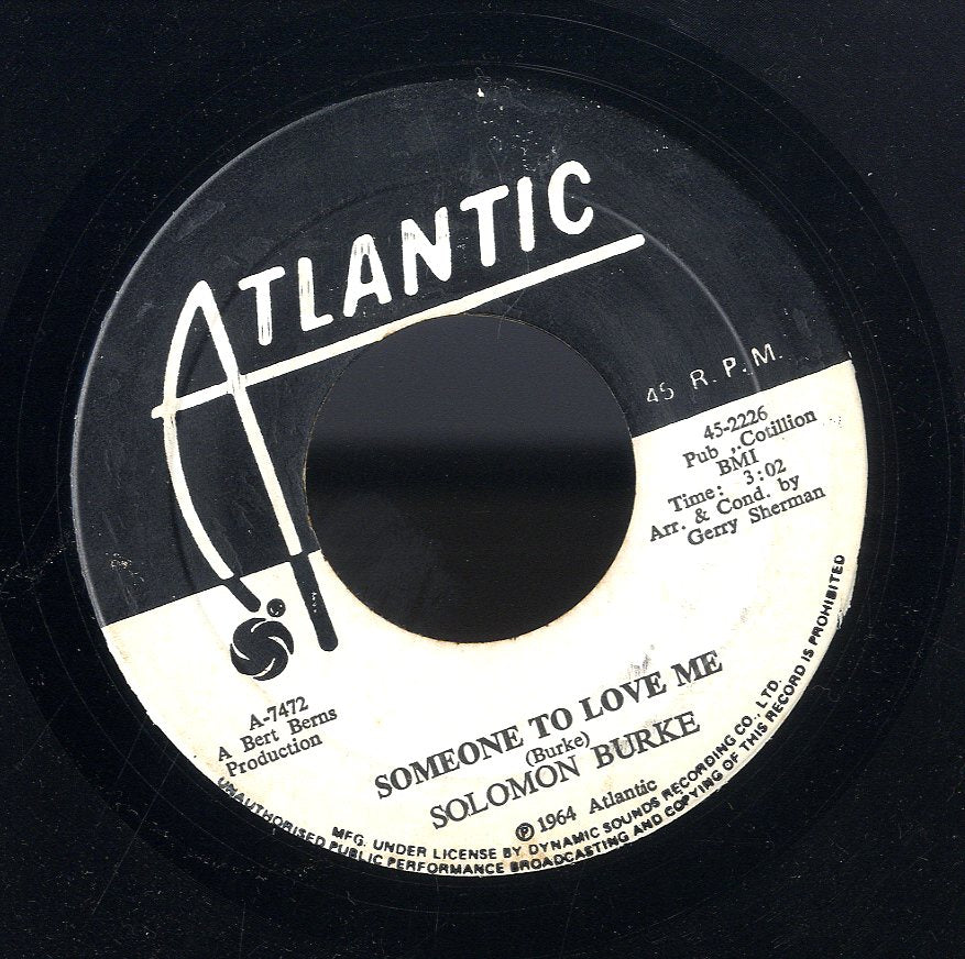 SOLOMON BURKE [Someone To Love Me / Goodbye Baby]