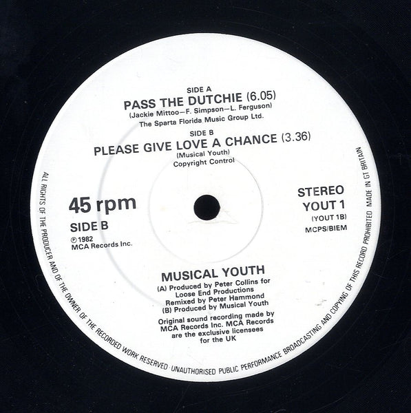 MUSICAL YOUTH [Pass The Dutchie/ Please Give Love A Chance]