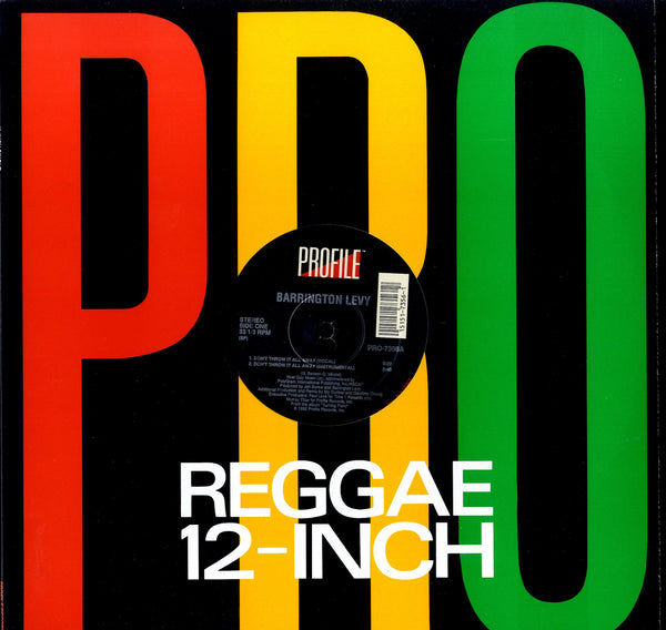 BARRINGTON LEVY & REGGIE STEPPER [Don't Throw It All Away / Something In My Heart (Dancehall Music)]