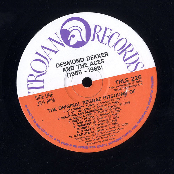 DESMOND DEKKER AND THE ACES [The Original Reggae Hitsound Of Desmond Dekker And The Aces]