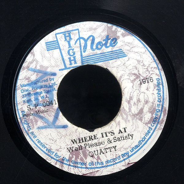 QUATTY & WELL PLEASED & SATISFIED [Where It's At]