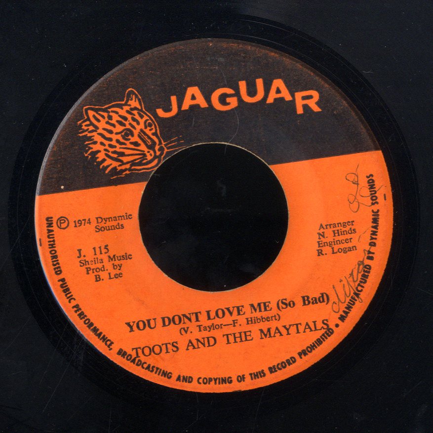 TOOTS AND THE MAYTALS [You Don't Love Me]