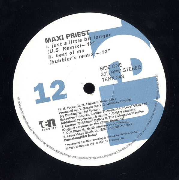 MAXI PRIEST [Just A Little Bit Longer, Best Of Me / Searching, Fever]