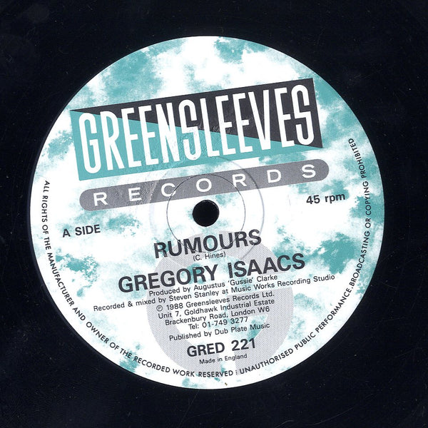 GREGORY ISAACS [Rumours]