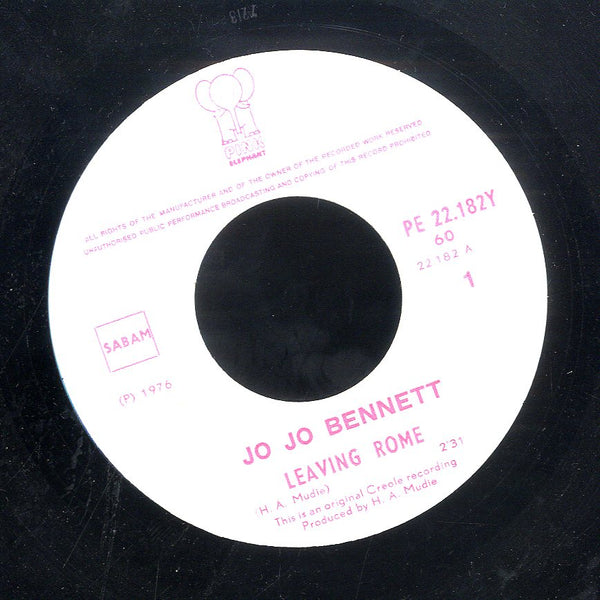 JO JO BENNETT / JOE WHITE [Leaving Rome / Pretty Little Black Girl]