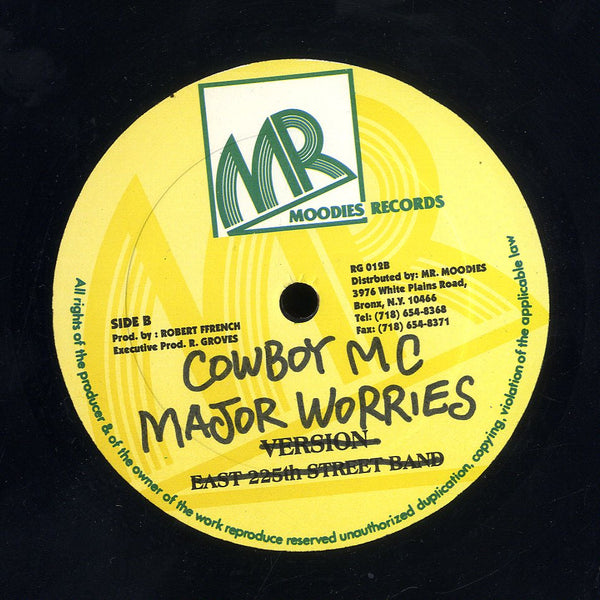 MAJOR WORRIES / COURTNEY MELODY [Cowboy M.c / Modern Girl]