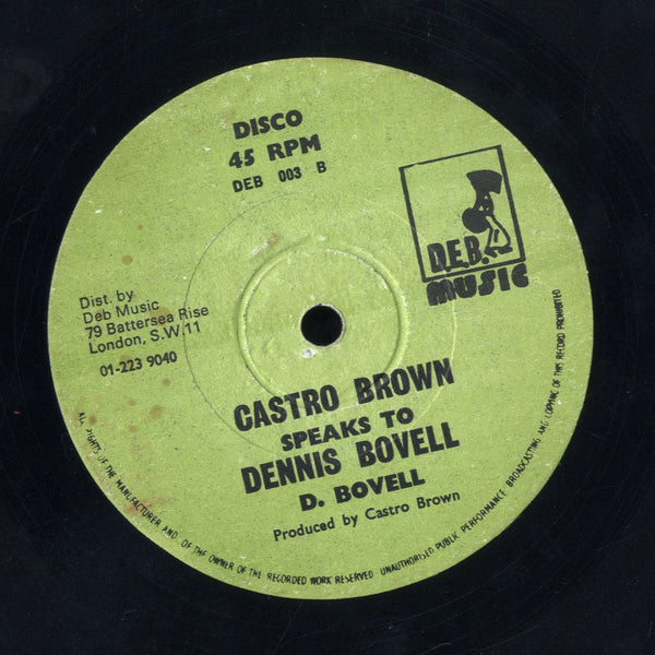 15 16 17 / DENNIS BOVELL [Emotion / Castro Brown Speak To Dennis Bovell]