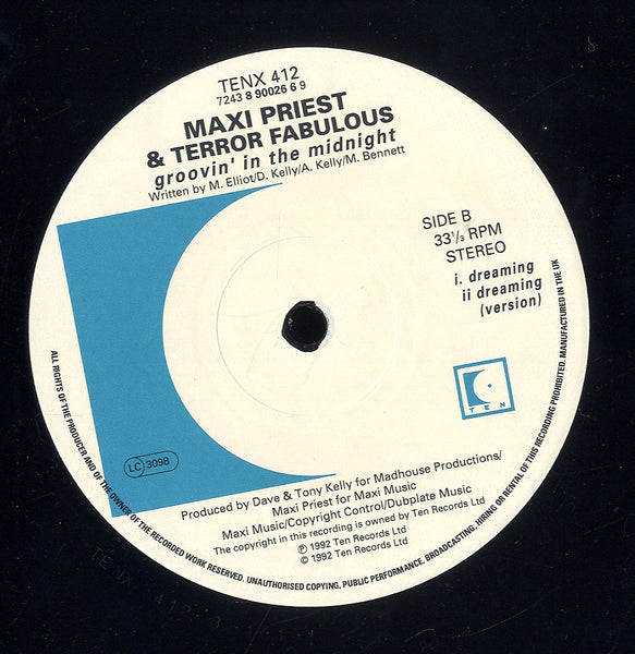 MAXI PRIEST / MAXI PRIEST FEAT. TERROR FABULOUS [Groovin' In The Midnight / Dreaming ]