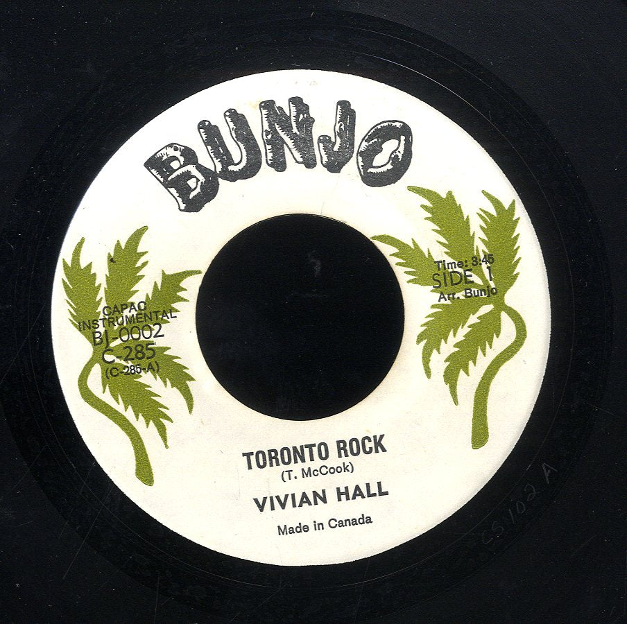 VIVIAN HALL / TOMMY MCCOOK [Toronto Rock / Toronto Dub]