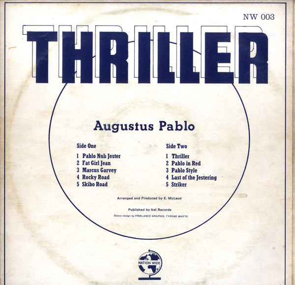AUGUSTUS PABLO [Thriller]