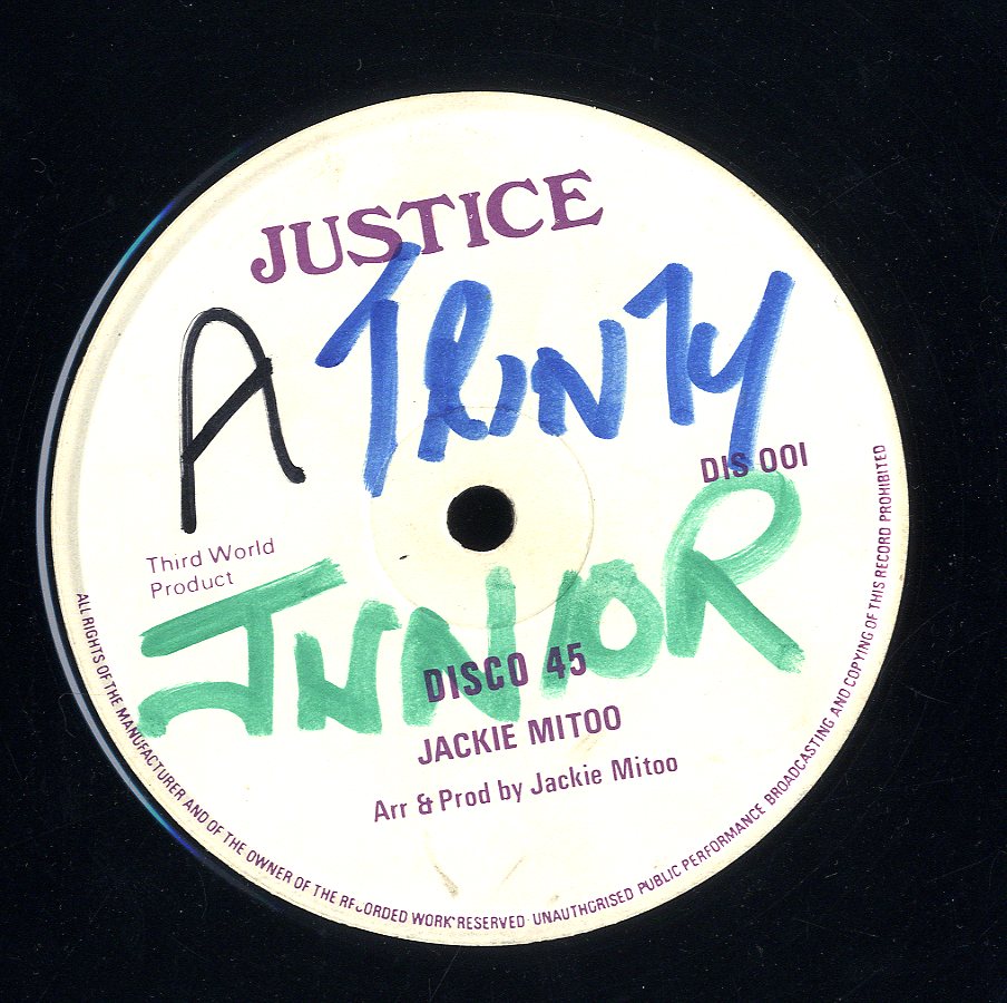 JACKIE MITTOO [Disco 45 ( Disco Jack) / Pt 2 ]